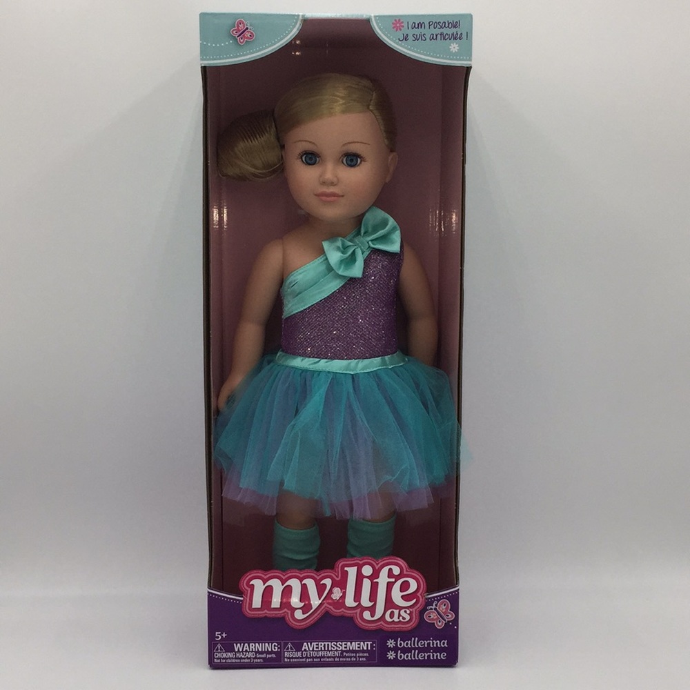 My Life as Ballerina Blonde Blinking Eye Fashion Doll 18”